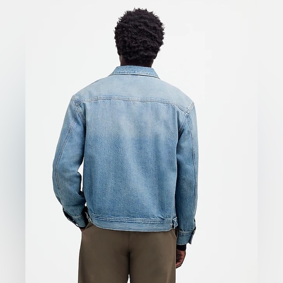 NWOT Madewell Denim Shirt-Jacket in Jamestown Wash - Medium - Blue - Picture 4 of 9